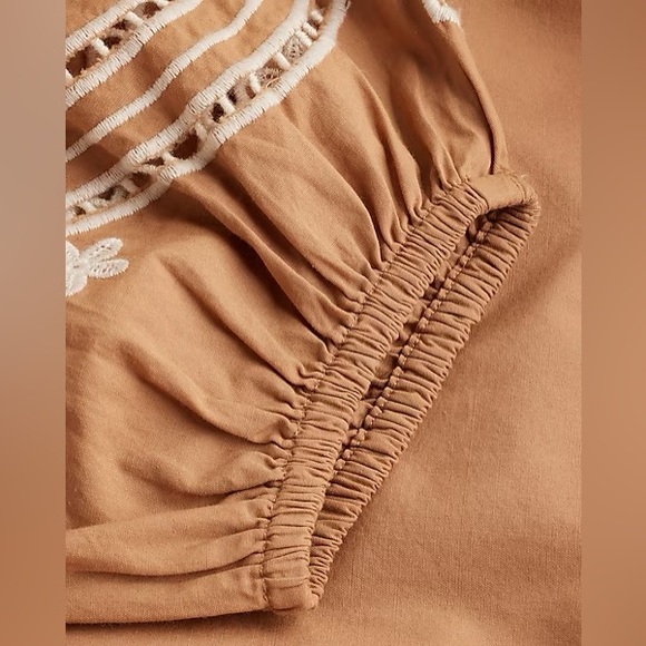 Express Embroidered Eyelet V-Neck Tie Back
Poplin Mini Dress - Picture 7 of 8